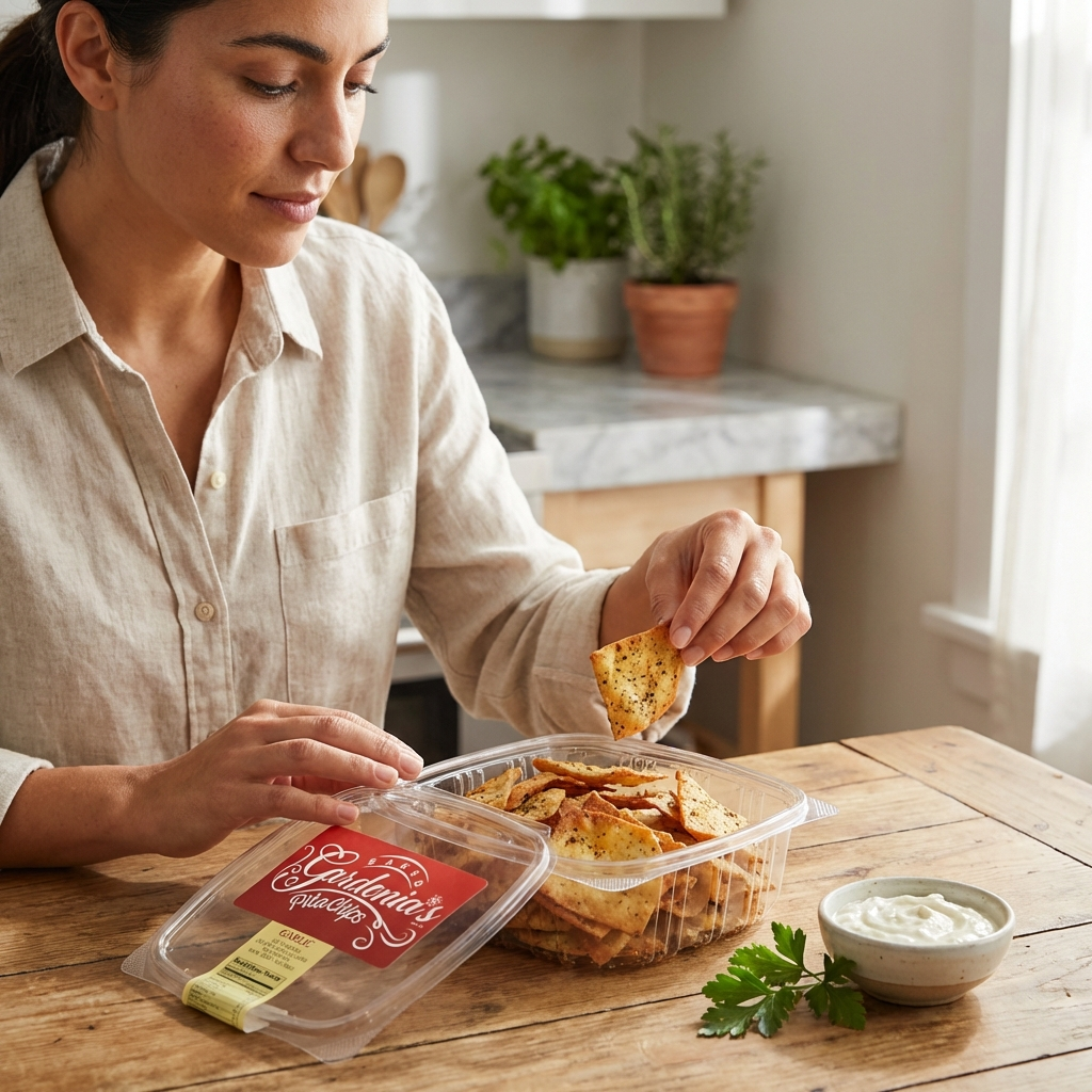 Garlic Pita Chips