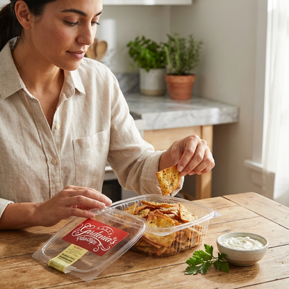 Garlic Pita Chips