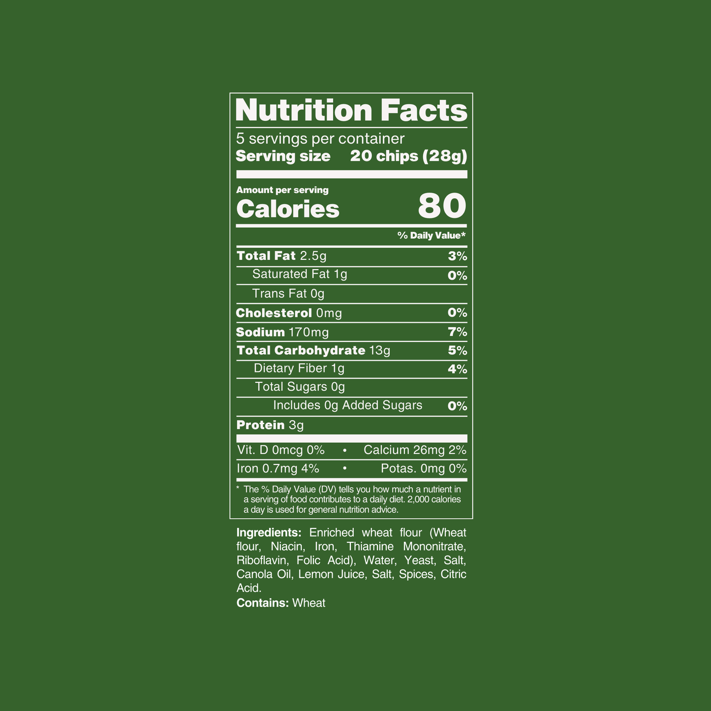 Lemon Herb Pita Chips