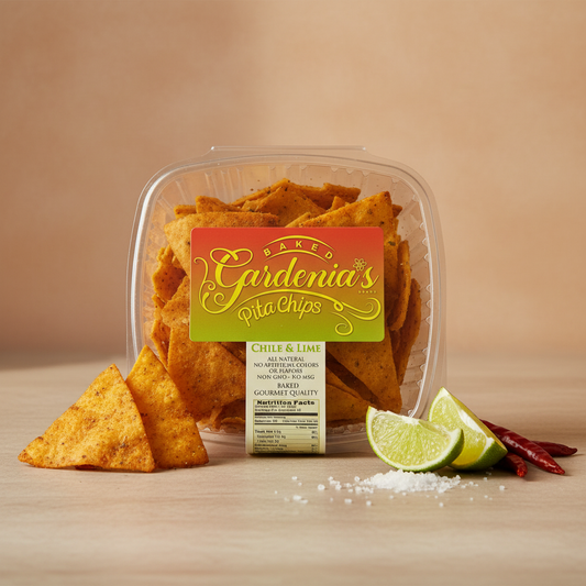 Chile and Lime Pita Chips