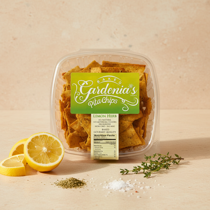 Lemon Herb Pita Chips
