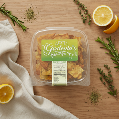 Lemon Herb Pita Chips